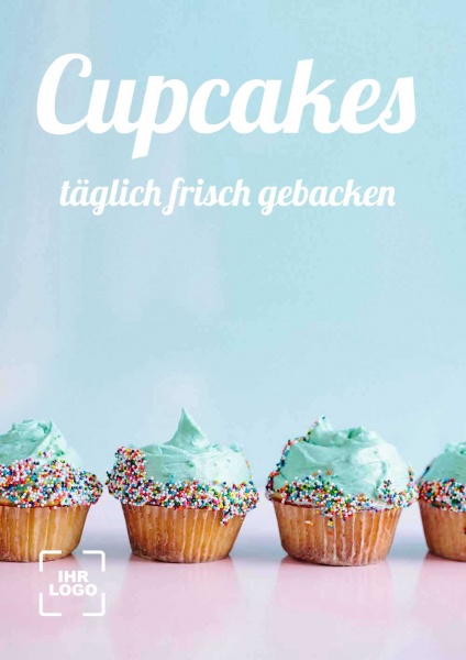 Poster Cupcakes 84,1x118,9 cm (A0)