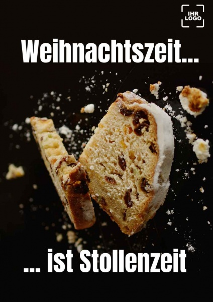 Poster Cafe Stollenzeit 84,1x118,9 cm (A0)