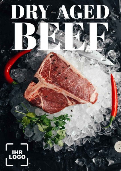Poster Dry Aged Beef 14,8x21 cm (A5)