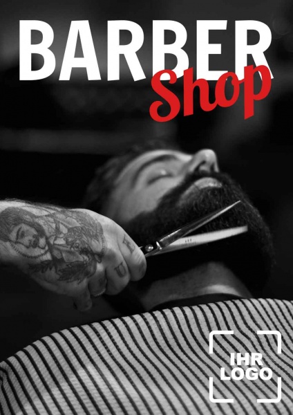 Poster Barber Shop 84,1x118,9 cm (A0)