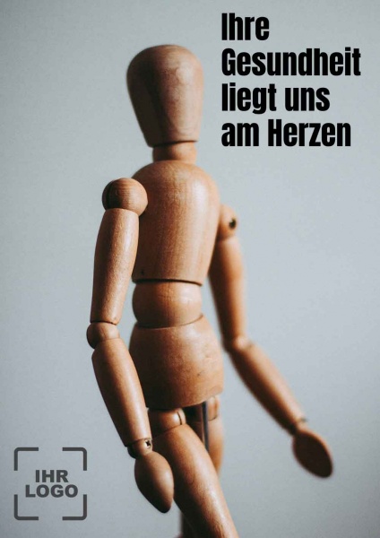 Poster Physio Ihre Gesundheit 84,1x118,9 cm (A0)