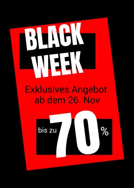 Poster Black Week Sale 84,1x118,9 cm (A0)